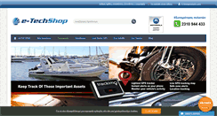 Desktop Screenshot of e-techshop.com